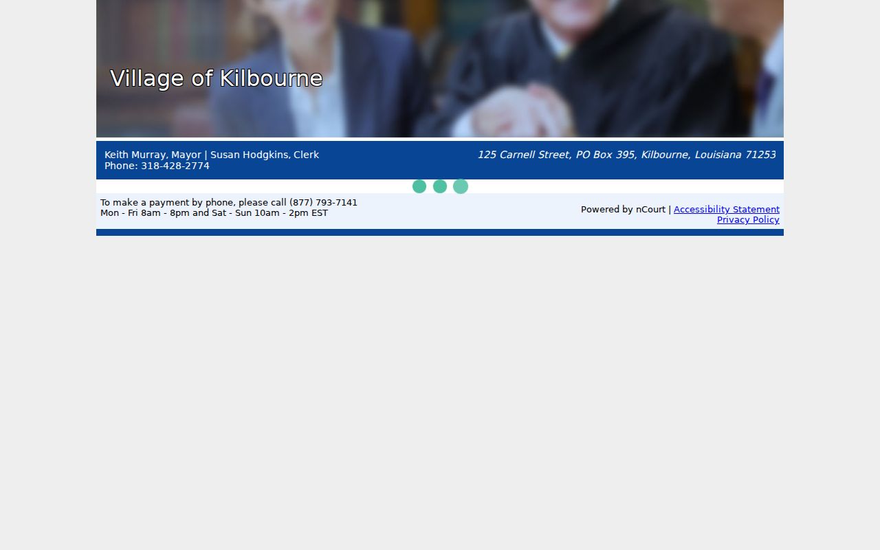 West Carroll Parish traffic court Kilbourne citation payment source